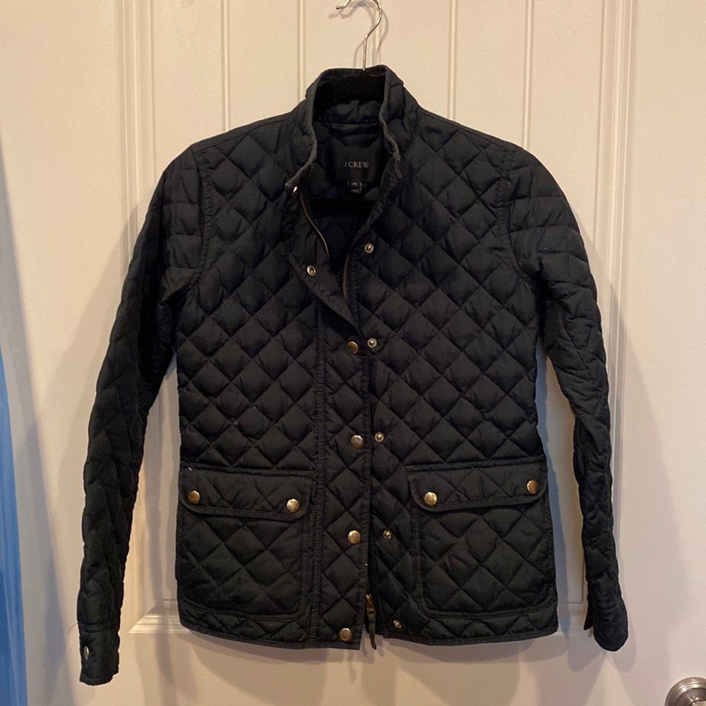Jcrew quilted coat XXS